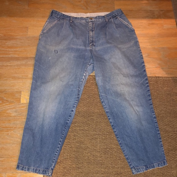 Vintage Gloria Vanderbilt Size 20W Booty Jeans Peg 100% Cotton HandStitch Patch - Picture 10 of 16